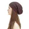 2023 Amazon comercio exterior venta caliente Sombrero de punto de lana trenzado cálido para mujer sombrero informal de hip hop con diseño de montón