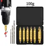 Extractor de Alambre Roto para Tornillo con Cabeza Rota, Extractor Especial de Alambre para Alambre Resbaladizo y Cono de Rosca Inversa, Herramienta de Extracción de Alambre Oxidado