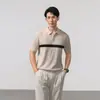 26 Suéteres de Tricô, Camisas Polo da Moda, Camisetas Casuais Versáteis, Tricô Masculino Novo 2026, Sensação Fresca de Verão