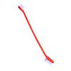 Produtos Pet Escova de dentes Pet Dog Paw Print Nylon Seda Dupla Cabeça Escova de dentes Dog Limpeza Oral Escova de dentes para cães