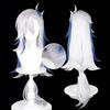 Lingqi Genshin Impact Fontaine Navaire Cos Peluca Estilo Anime Cabello Largo