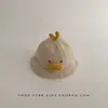 Chapéu de bebê primavera e outono chapéu de sol para bebês meninos e meninas fofo desenho animado quente à prova de vento outono e inverno boné de pescador moderno