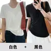 Nova Camiseta Versátil com Decote V de Verão 2026 para Comércio Exterior Europeu e Americano Estilo Casual Moda Solta Manga Curta Atacado em Estoque