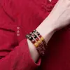 Pulsera Pixiu de Cinabrio Dios de la Riqueza de Cinco Direcciones para Hombres y Mujeres, Año Zodiacal del Conejo, Rata, Dragón, Gallo Regalo, Bajo Contenido al por Mayor