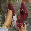 Sandalias de Punta Estilo Francés para Mujer 2026 Nuevo Estilo Hada Retro Versátiles Tacón Fino Sandalias Abiertas por Detrás Verano Gama Alta
