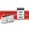Venta Directa de Fábrica Tarjeta de Conexión Fija de 4 Cuadrados y 4 Hilos Fotovoltaica Clip para Cableado de Placa Fotovoltaica Clip para Cable de Módulo Solar