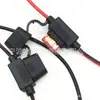Caja de fusibles SAE cable de alimentación de batería para calentador de agua solar cableado del encendedor de cigarrillos del coche a terminales macho y hembra SAE