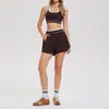 Transfronteiriço Verão 2026 Novo Conjunto Esportivo Casual de Yoga e Fitness Moda Versátil Conjunto de Regata e Shorts para Mulheres