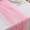 Amazon Mantel de Mesa y Camino de Mesa para Boda al Aire Libre Europeo y Americano Gasa Perlada Fiesta Navideña Reunión Mesa Decoración de Gasa para el Hogar