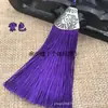 Marcador de Página de Liga Metálica Estilo Chinês Peixe Plano Borla Pendurada Anti-rugas Borla Pequena para Roupas Borla Decorativa Presente
