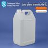 Balde Quadrado Plano de Plástico Selado Sidian Packaging 6L Balde de Frutose Grau Alimentício Lata de Plástico para Álcool 6kg