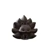 Mascota de Té de Arcilla Púrpura Zorro de Nueve Colas Adorno Creativo, Se Puede Usar para Juego de Té, Decoración de Mesa de Té Inspirada en Zen, Adorno Pequeño