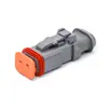 Conector automotivo DT06-2S-E008 conector à prova d'água DT04-12PA-E008 macho e fêmea plug de alta cobertura