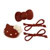 Horquilla Lazo Rojo Ankora para Mujer Clip Lateral para Cabello Roto Flequillo Lateral Delantero Clip Bb Sentido Avanzado Horquilla Roja