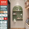Estantería de Almacenamiento con Tablero Perforado, Estante de Exhibición de Madera Maciza, Accesorios de Gancho para Caja de Medidor de Entrada, Pared Decorativa de Escritorio sin Taladro, Venta al por Mayor