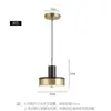 Luminária pendente de balcão de bar designer minimalista nórdico com design de mármore, luminária moderna simples e de luxo leve para sala de jantar e cabeceira