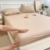 Novo Modelo 2026 [Lençol de Elástico para Cama Grande] Algodão Lavado de Alto Peso Classe A Algodão Original Gaze de Camada Dupla Lençol de Elástico Individual Peça Única