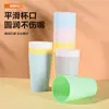 Copo de Bebida Doméstico, Copo Simples de Plástico para Enxágue Bucal Infantil, Copo para Escovar os Dentes de Dormitório Estudantil, Copo Anti-Queda para Beber Diretamente, Copo para Água