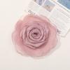 Maillard simple retro tela rosa Camelia DIY hecho a mano tocado collar accesorios femeninos material al por mayor