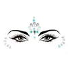 PARTYJOY artículo de venta caliente transfronterizo pegatinas de gemas para la cara pegatinas para cejas pegatinas faciales autoadhesivas de diamante pegatinas faciales para carnaval musical Halloween