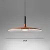 Lámpara colgante estilo minimalista para comedor y dormitorio, moderna simple creativa estilo nórdico LED platillo volador accesorio de iluminación estilo industrial para bar y mesa de comedor