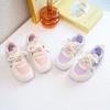Zapatos de Niña Labubu 2025 Nuevo Otoño Suela Suave Zapatos Deportivos Blancos para Niños Zapatillas de Princesa para Niñas Casual