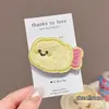 Pinza para el flequillo de la frente con lindo patrón floral pequeño, pinza para flequillo francés, diadema para lavarse la cara, pinza para el pelo de mujer para la parte trasera de la cabeza