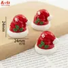 Serie Navideña Nueva Tridimensional Transfronteriza Manualidades de Pegamento de Crema de Resina Artesanías Regalos Pequeños Adornos de Decoración para Coche