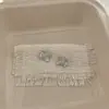 Novos Brincos de Nicho Estilo High-End Cool, Personalizados, Compactos, Simples, Modernos e Versáteis, Brincos de Flor Cravejados de Diamantes