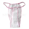 Tangas Desechables para Mujer, Empacados Individualmente, para Salones de Belleza, Sauna, Aguas Termales, Spa, Tela No Tejida Transpirable T-String