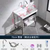 Lavabo Integrado de Cerámica de Alta Temperatura Lavabo para Ropa con Tabla de Lavar Lavabo para Balcón Baño Lavabo Lavabo Sobre Encimera