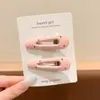 Presilha de Cabelo Estilo Coreano Bolinhas Dopamina para Mulheres 2026 Nova Presilha Lateral para Franja Presilha para Fios Soltos Presilha Bico de Pato Presilhas Acessórios de Cabelo