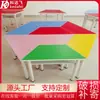 Pupitres y sillas modulares combinados escolares, mesas de tutoría para instituciones de capacitación, mesas de lectura para aulas, mesas de cuidado, mesas largas de capacitación