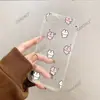 Capa de Celular Fofa de Coelho Estilo Ins Japonês e Coreano para iPhone 17, Capa de Celular Fofa para Apple 18 Pro, Capa Protetora Transparente de Cobertura Total