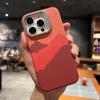 Capa Magnética para iPhone 15 Pro Max com Carregamento Magnético, Design Montanha e Rio Mosaico, Capa Protetora 14 Fosca