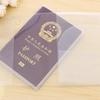 Bolsa de pasaporte transparente de PVC para viajes al extranjero, multifuncional, con protección para documentos de conducción esmerilada, venta al por mayor