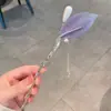 Grampo de Cabelo com Borla de Madeira Antiga Feminino Sândalo Preto de Alta Qualidade Placa de Cabelo Acessórios de Cabelo Elegantes para Hanfu Cheongsam