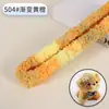 20mm Terciopelo Coral Degradado Palo Retorcido Teñido por Secciones Terciopelo Denso Encriptado Hecho a Mano Paquete de Materiales DIY Material de Cachorro de Peluche
