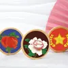Patrimonio Cultural Inmaterial Esmalte Cloisonné Pintura DIY Paquete de Materiales Hechos a Mano Juego de Herramientas para Hacer Posavasos para Principiantes