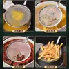 Espumadera Colador de Acero Inoxidable de Cocina para Filtrar Sopa, Espumar Espuma y Separar Aceite, Espumadera Grande de Cocina para el Hogar