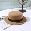 Sombrero de Lana Otoño e Invierno Francés Estilo Británico Transfronterizo Sombrero Jazz Letra m para Mujer Sombrero Estándar de Exportación