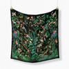 Pañuelo Cuadrado Pequeño Decorativo de Seda Coreana de 53 cm Nuevo Joker Flor y Pájaro Selva Dama Pañuelo Pequeño Salida de Fábrica