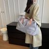 Bolsa de viagem portátil de grande capacidade, bolsa de bagagem para curta distância, bolsa de viagem leve, separação seco e molhado, bolsa esportiva para fitness, atacado