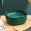 Novo Prato de Ossos Doméstico Prato de Ossos para Cuspir Prato de Ossos de Luxo Leve Prato de Lixo de Mesa de Jantar de Plástico Prato de Petiscos Prato de Frutas