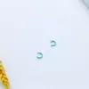 1,2 * 8mm anel aberto de cor pintada anel de conexão chaveiro anel de conexão de ferro material de anel para pendurar diy feito à mão