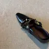 Primer encuentro Temporada moda nicho Estilo bohemio diseño de tacón oculto Zapatos Mary Jane para mujer punta cuadrada zapatos de una sola tira