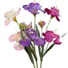 Grande flor de íris artificial com um toque de luxo para decoração de casa e sala de estar, flores artificiais para atacado para comércio exterior transfronteiriço