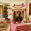 Decoraciones de Lazos de Terciopelo Transfronterizos para Navidad, Bodas y Fiestas Navideñas, Guirnaldas de Lazos Rosas al por Mayor