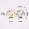 Broche de metal perlado de forma irregular, prendedor de corsage vintage de moda, accesorio para ropa, pasador antideslizante