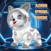 Brinquedos Educacionais para Bebês e Crianças Meninos e Meninas Cachorrinho Dançante Inteligente Elétrico Gravação Inteligente Luz Show de Luzes Andando